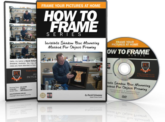 22 - Invisible Shadow Box Mounting Method For Object Framing